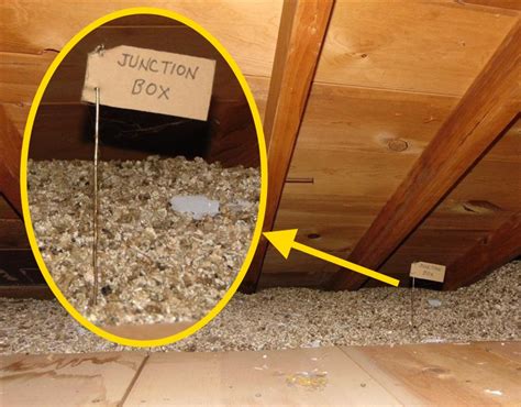 attic insulation over electrical boxes|attic junction box insulation requirements.